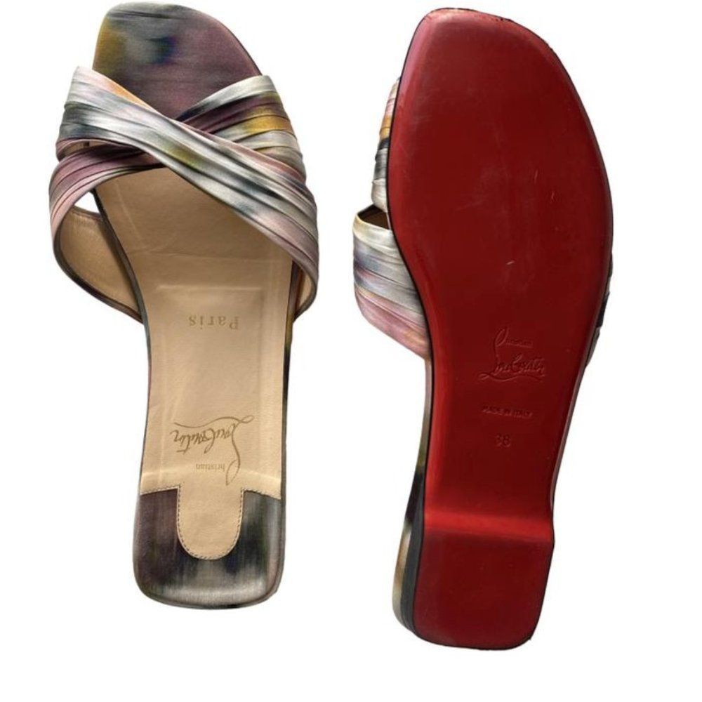 COPY - Christian Louboutin Purple Pink Multicolor Sandals